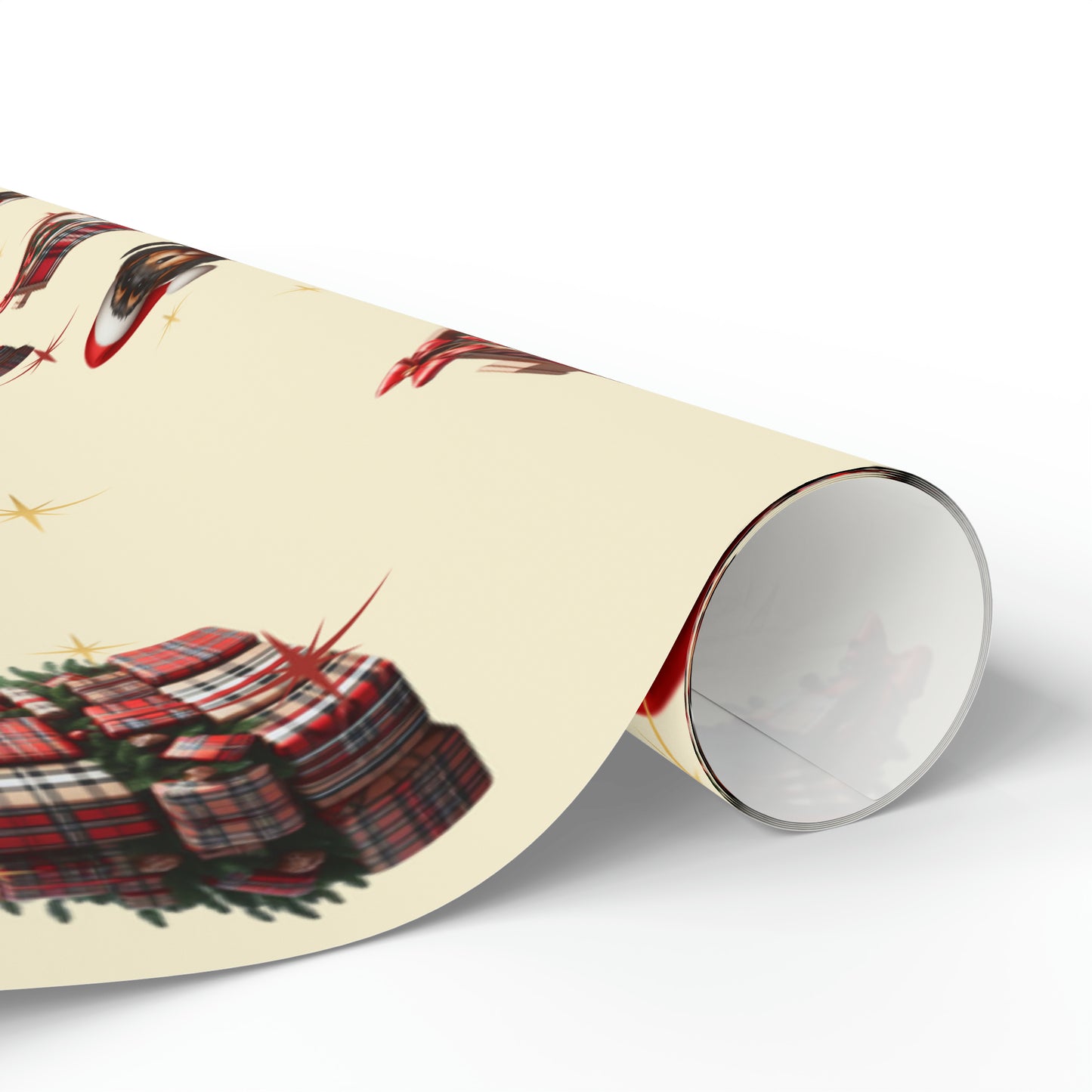 Puppy Christmas Wrapping Papers